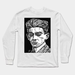 EGON SCHIELE ink portrait .1 Long Sleeve T-Shirt